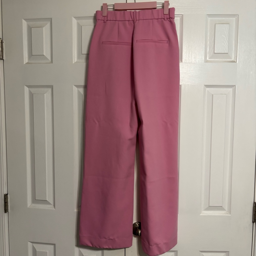 Abercrombie & Fitch Pink Sloane Tailored Pants - Picture 3 of 6